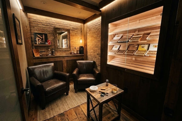 A small cigar room