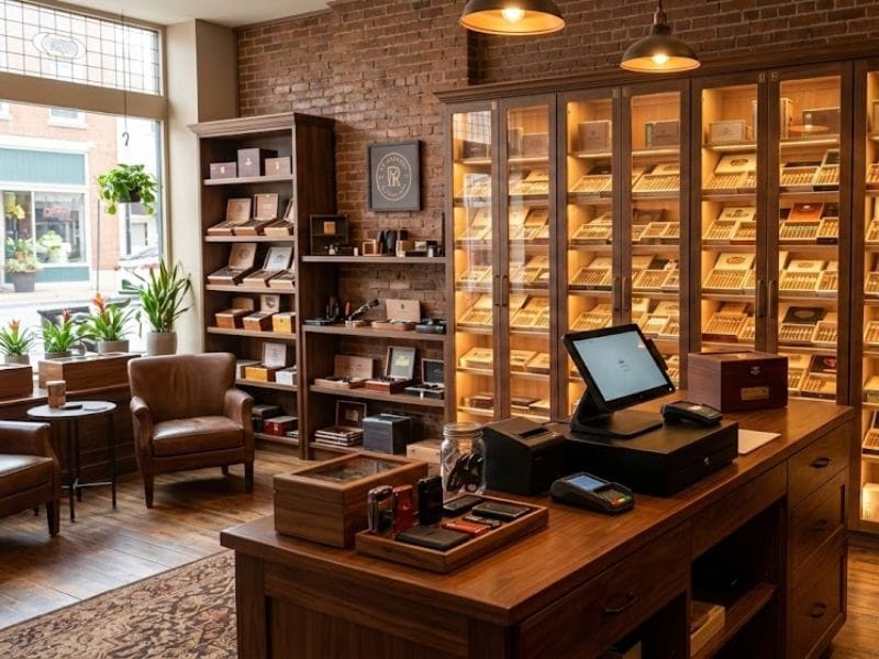 A cigar shop