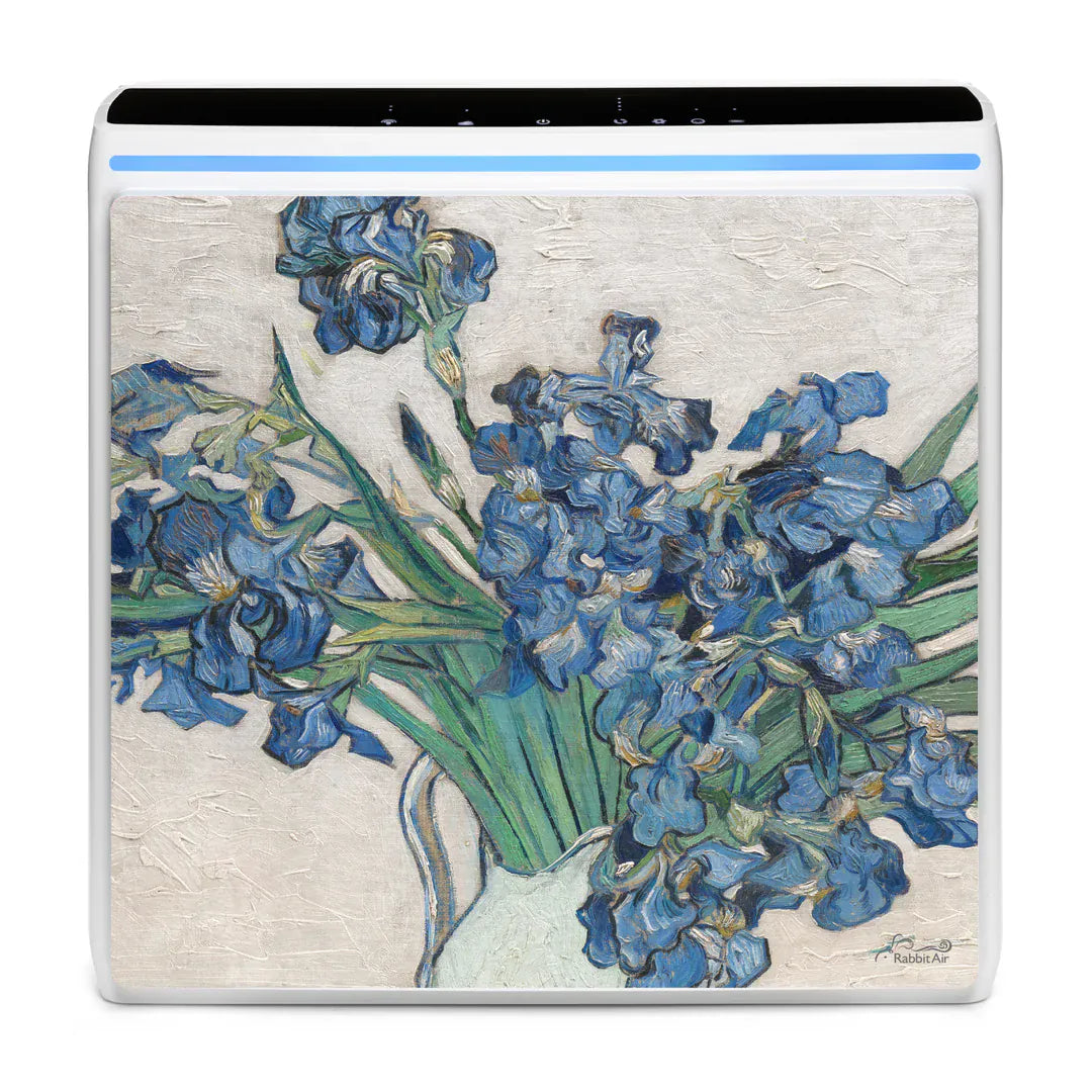 Rabbit Air Air Purifier SPA-1000N (Covers 1070 sq feet) / Cherry Blossom - White / Odor Remover A3 Artists Series Edition Ultra Quiet Air Purifier by Rabbit Air