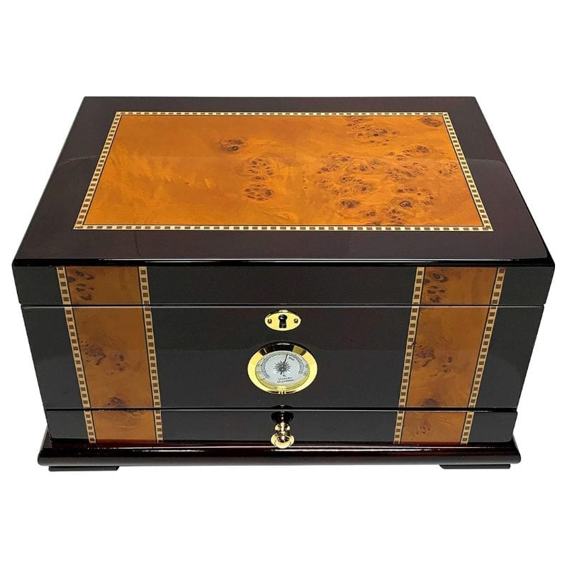 Your Elegant Bar Desktop Humidor Antigua Humidor | 100 Cigars