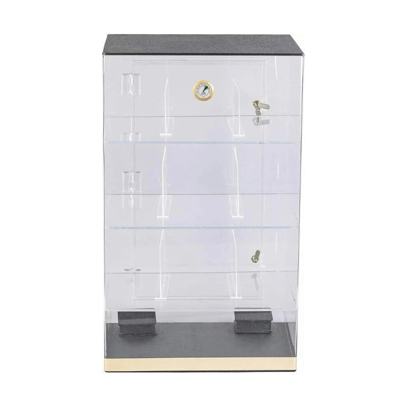 Elegant Bar Humidor ClearView Counter Display Acrylic Humidor | 125 Cigars
