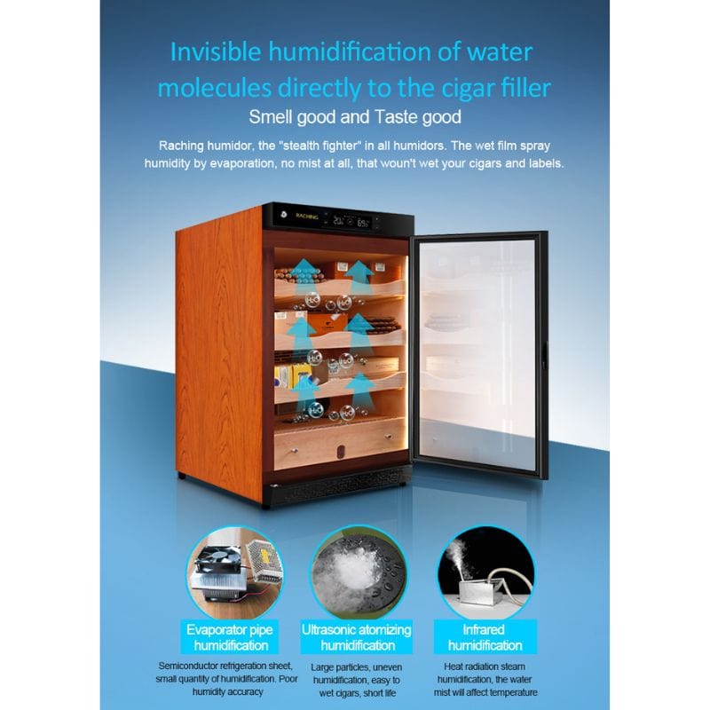 Raching HUMIDOR Raching C150A Electronic Humidor Cabinet | 600 Cigars