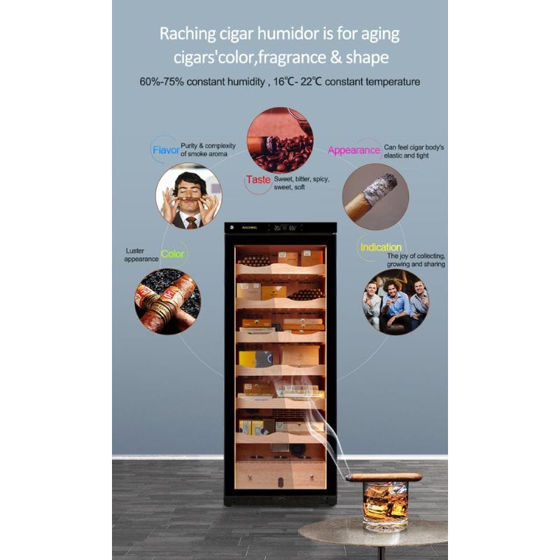 Raching HUMIDOR Raching C330A Electronic Humidor Cabinet | 1300 Cigars