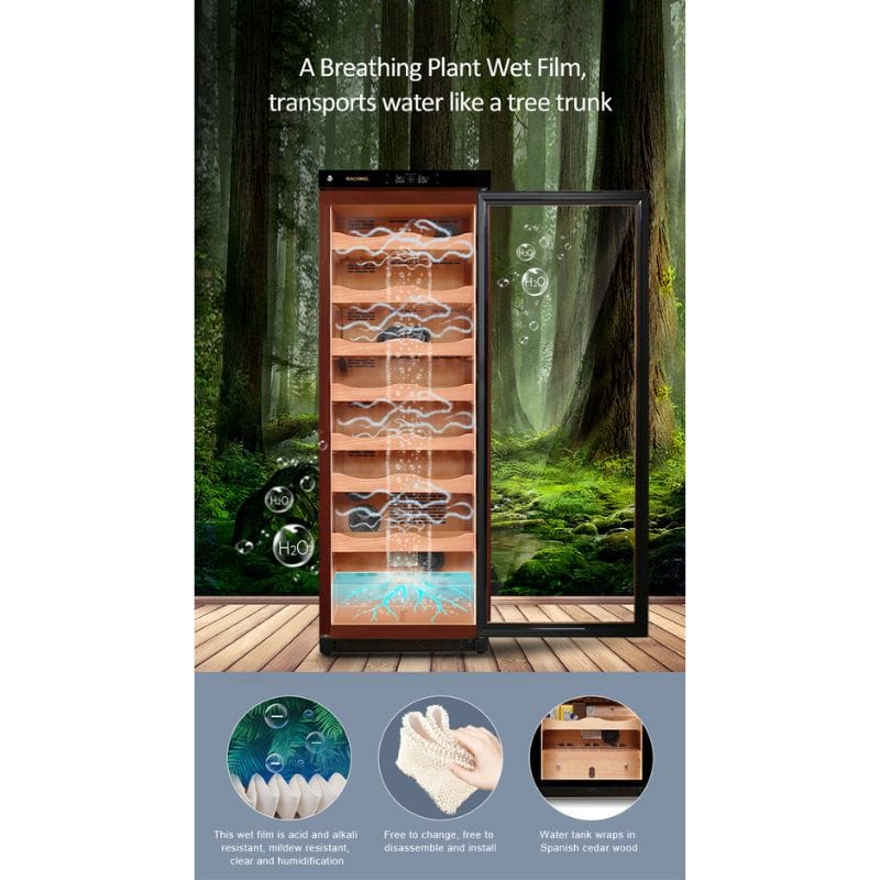 Raching HUMIDOR Raching C380A Electronic Humidor Cabinet | 1500 Cigars