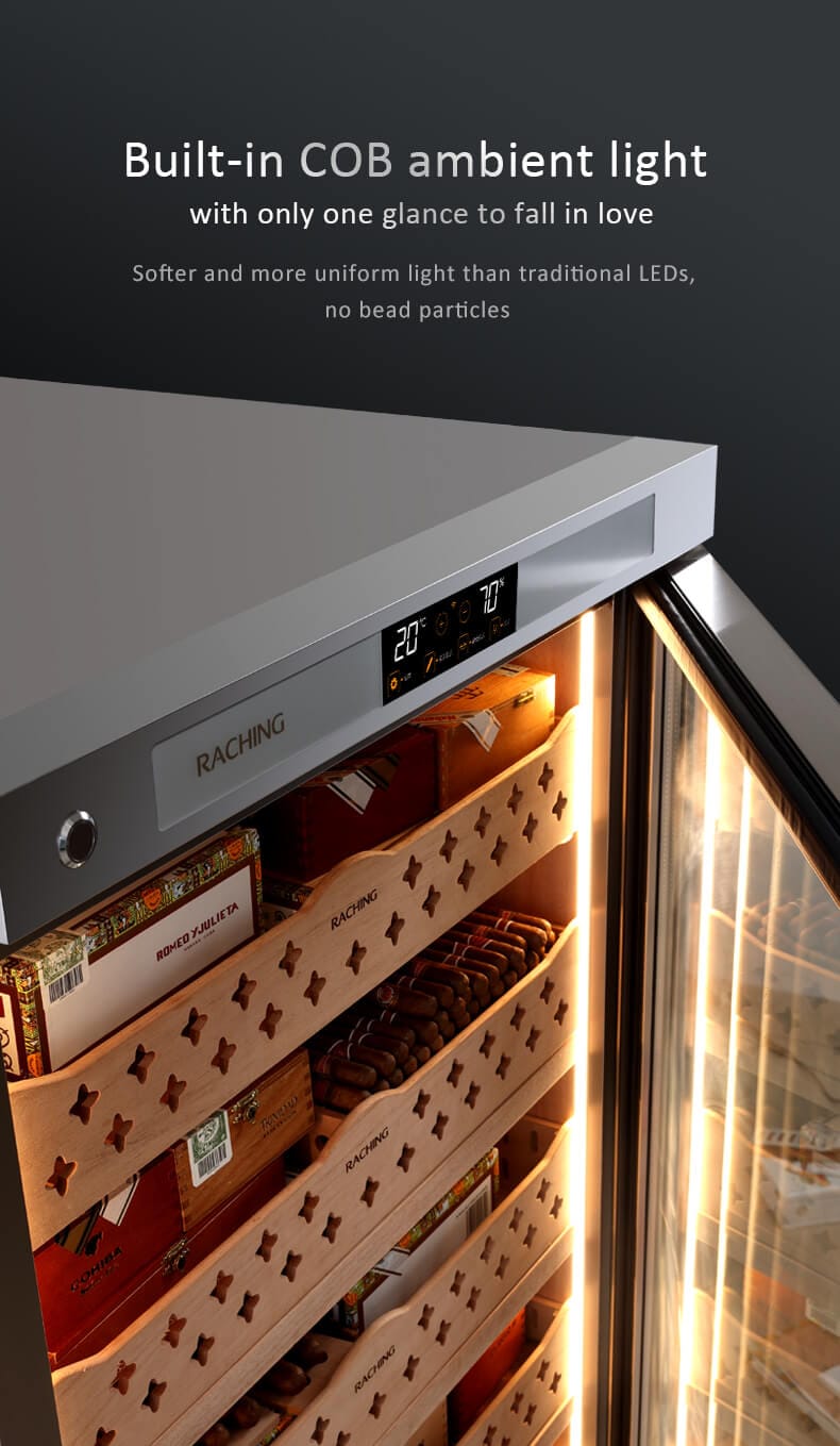 Raching Cigar cabinet humidors Raching CT48A Electric Cigar Humidor Cabinet | 3000 Cigars