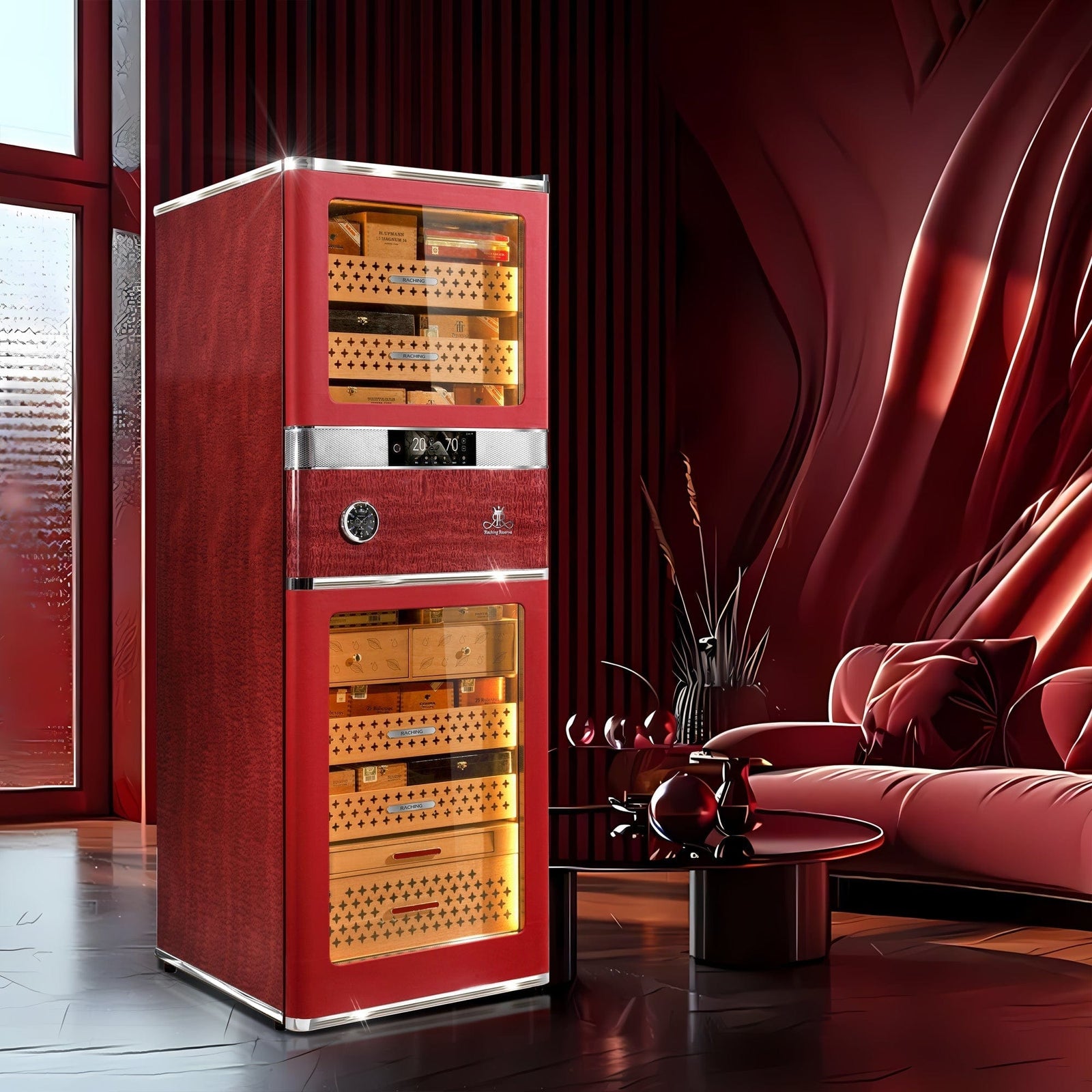 Raching HUMIDOR Raching Reserva RR Series Electric Humidor | 3,000 Cigars