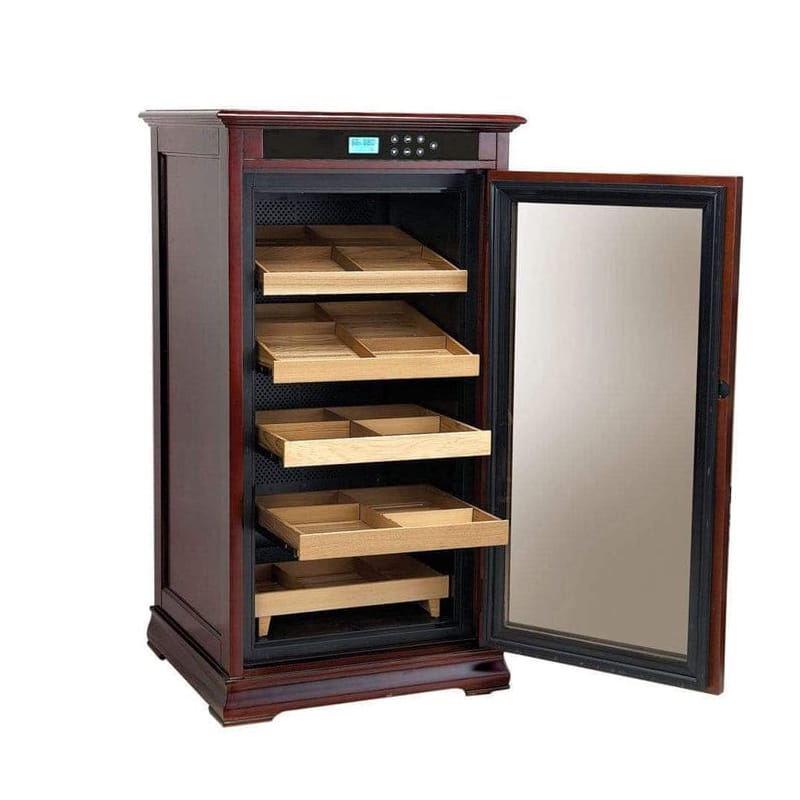 Prestige Humidor Cherry The Redford Electronic Cabinet Humidor | 1,250 Cigars