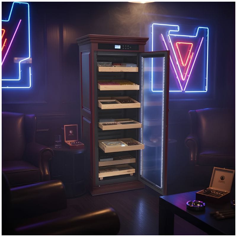 Prestige Humidor The Remington Electronic Humidor Cabinet | 2,000 Cigars
