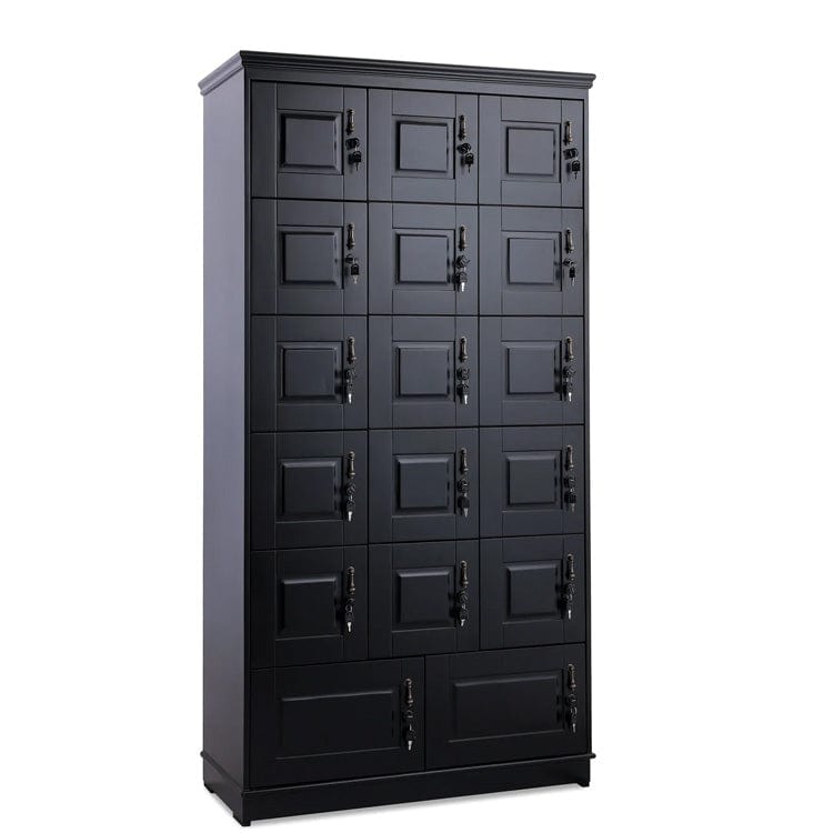 Elegant Bar Cigar Lockers 17 Premium Cigar Locker Cabinet