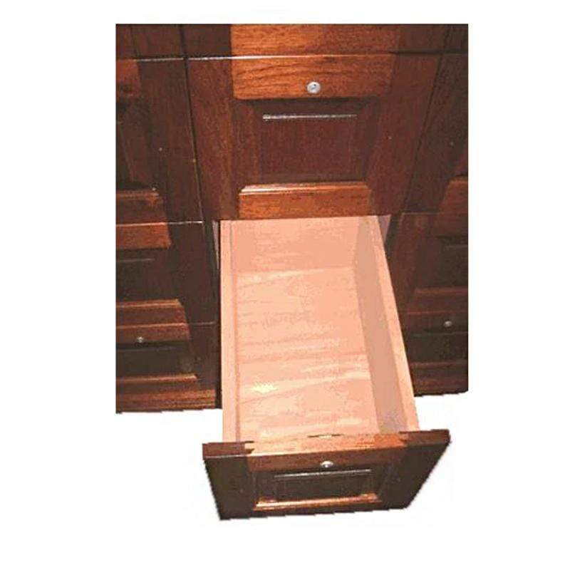 24 Unit Cigar Locker Unit with humidifying open drawer
