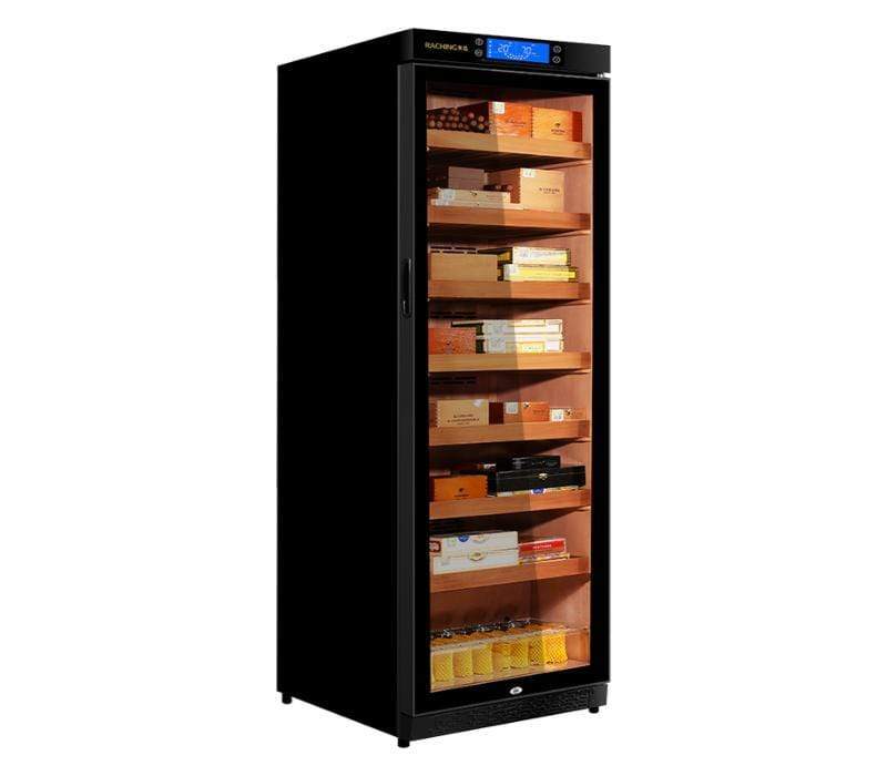 Raching HUMIDOR Black C380A Electronic Humidor Cabinet, part of Your Elegant Bar's collection of electric cigar humidors