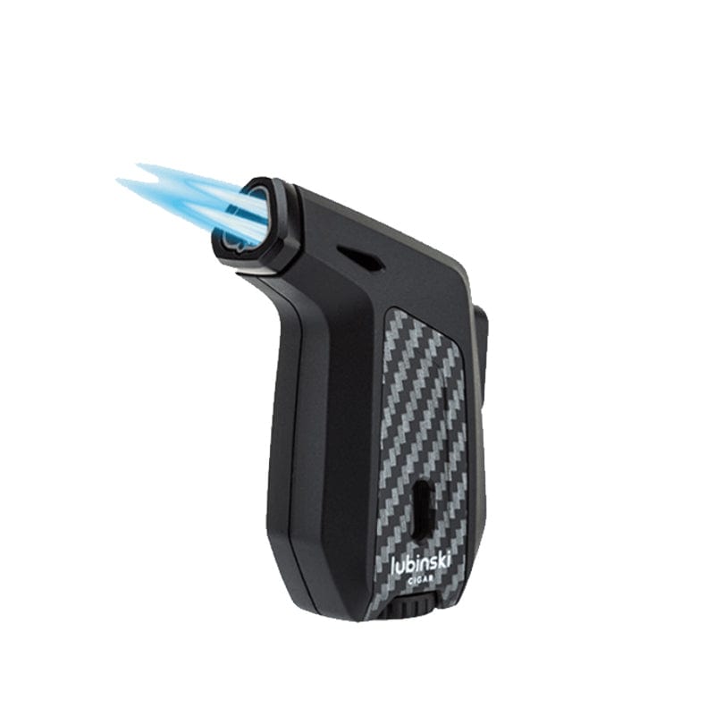 Your Elegant Bar Lighter Gray and Black Diario 3 Flame Lighter