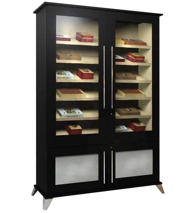 Elegant Bar Display Humidor Elegant 2000 Contemporary Humidor Cabinet, one of the best humidor cabinets