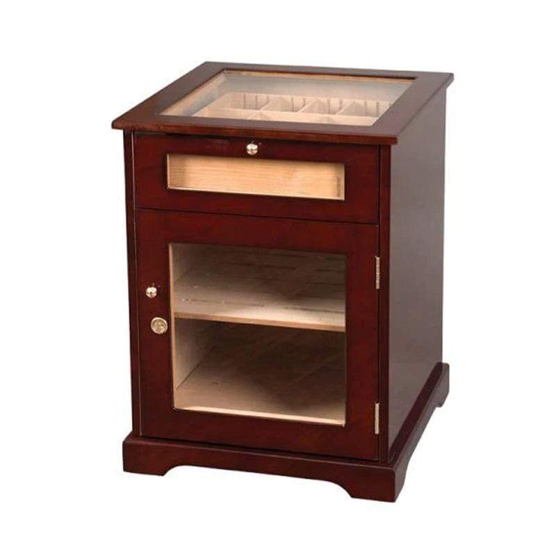 Galleria Cabinet Humidor, part of the Your Elegant Bar end table humidor collection