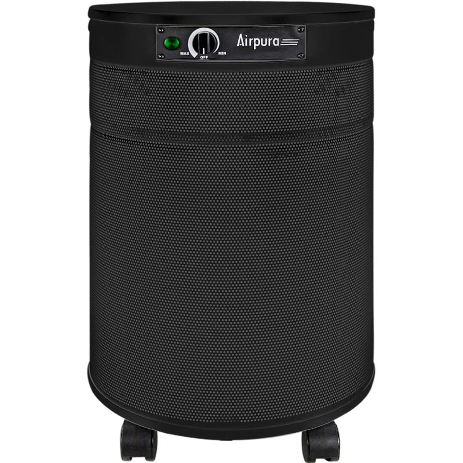 Airpura Air Purifier Black / With True HEPA Filter (99.97% of particles ≥ 0.3 microns) H600 Air Purifier for Severe Allergies & Asthma by Airpura