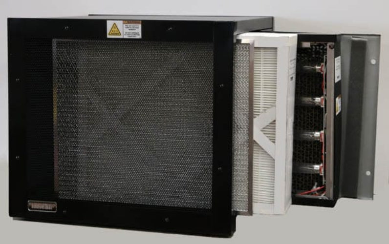 LA2-RC2-HUV air purifier open