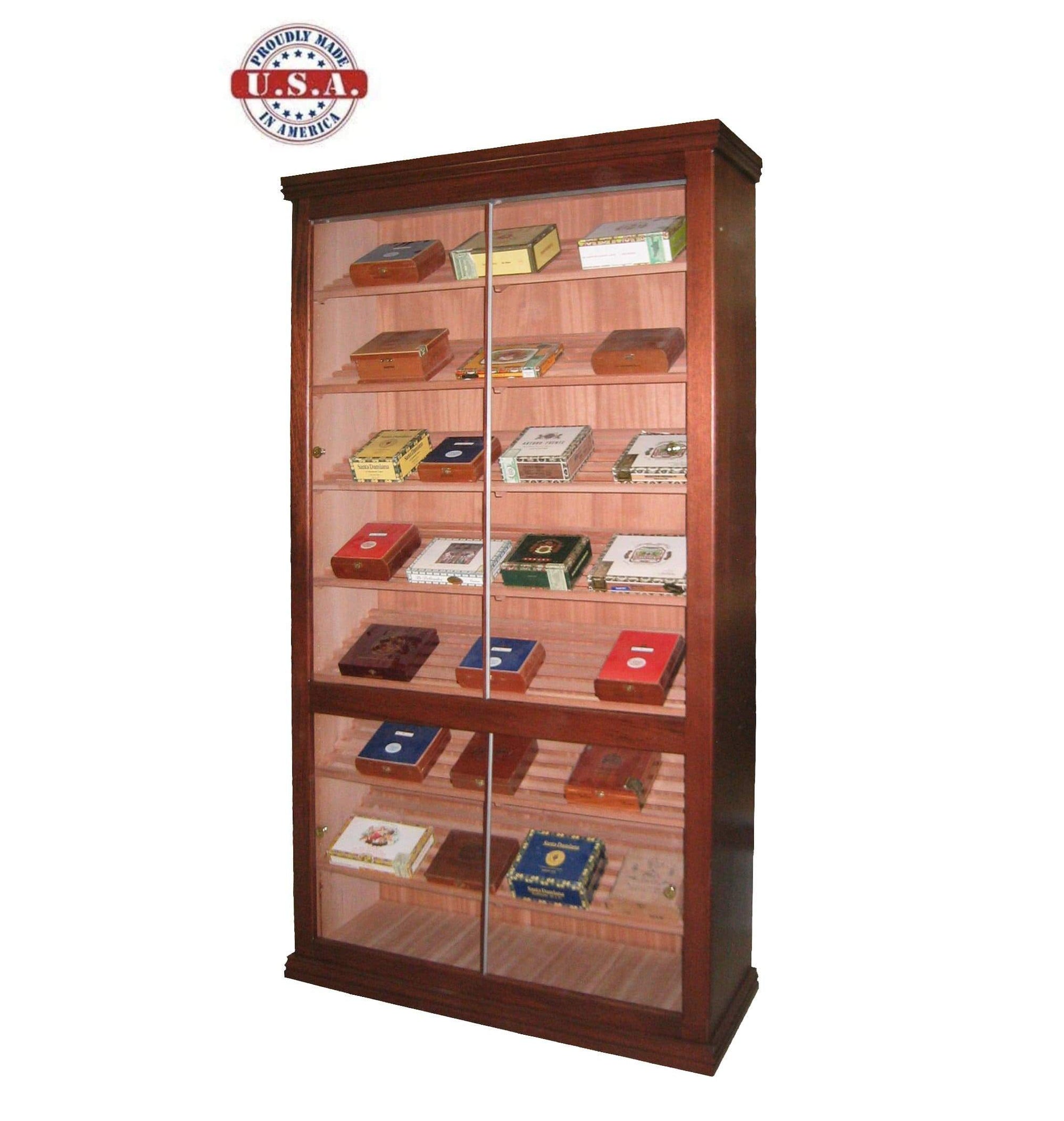 Elegant Bar HUMIDOR Model 4 Commercial Cigar Humidor Cabinet, one of the best humidor cabinets