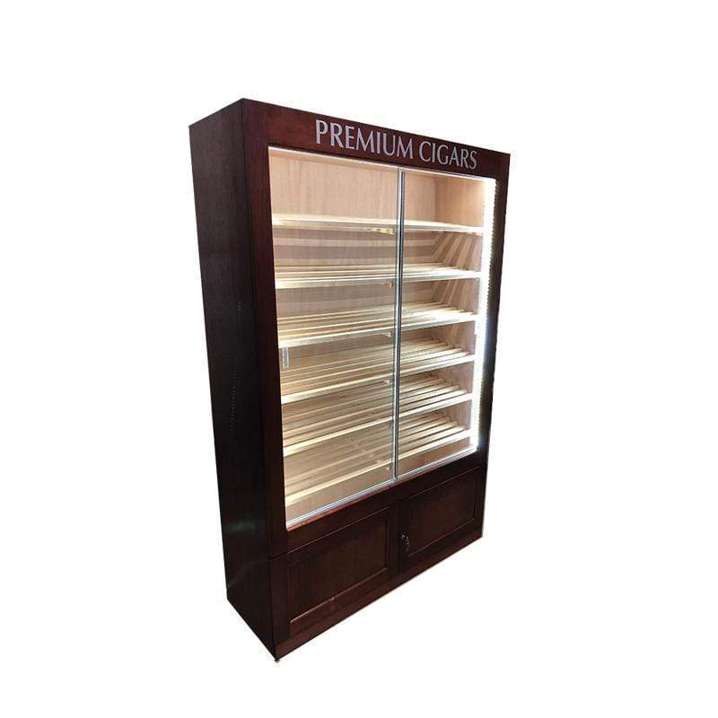 The Elegant Bar HUMIDOR Model E-C Cigar Display Cabinet Humidor