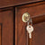 Montegue End Table Cabinet Humidor Lock and Key