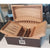 Prestige Desktop Humidor Rockefeller 130 Ct. Ebony Matte Humidor With Built in Cigar Display in Lid