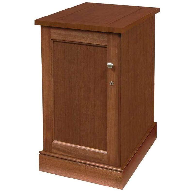 Sentinel 1500 - Traditional Humidor End Table with built-in flawless electronic cigar protection, part of the Your Elegant Bar end table humidor collection