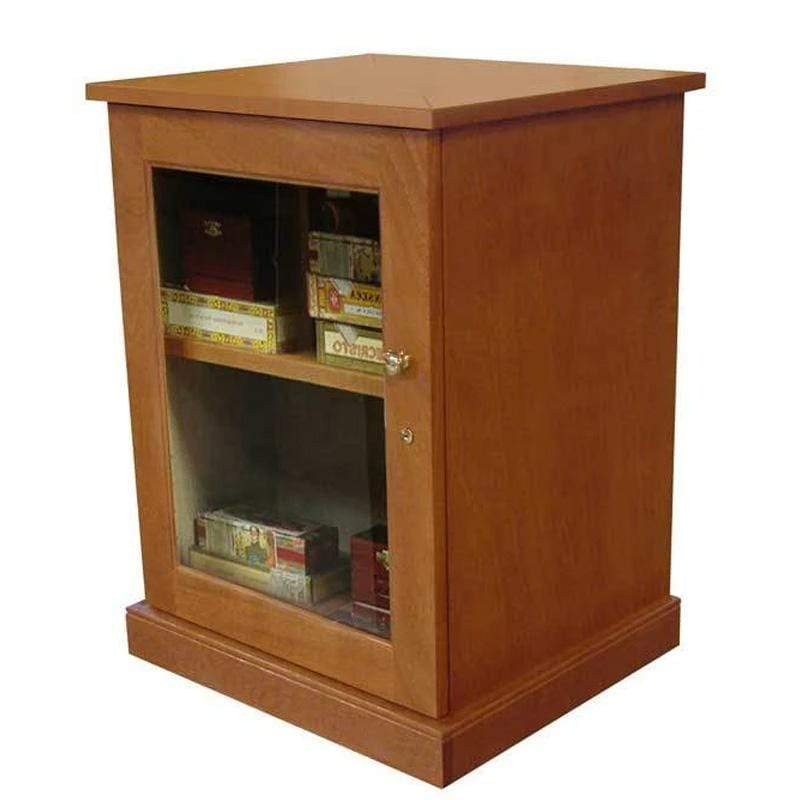 Sentinel 500 - Traditional Cigar Humidor End Table, part of the Your Elegant Bar end table humidor collection