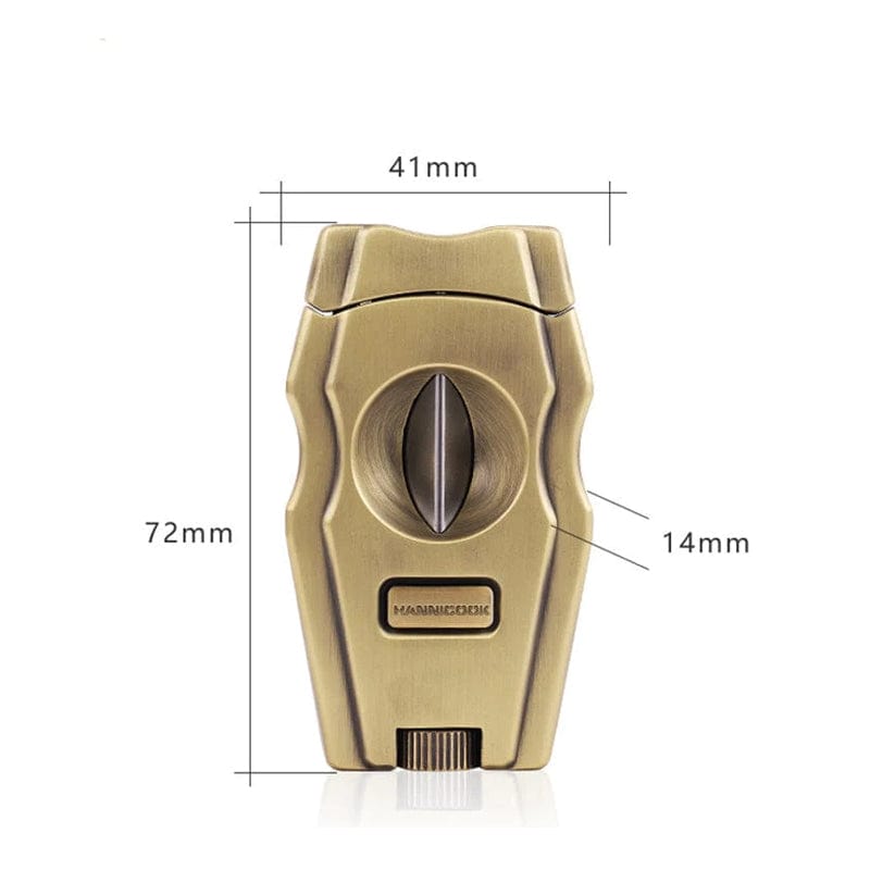 Your Elegant Bar Cigar Cutter The Caza- V Cutter &amp; Punch