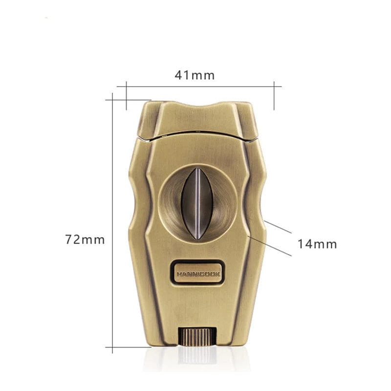 Your Elegant Bar Cigar Cutter The Caza- V Cutter & Punch