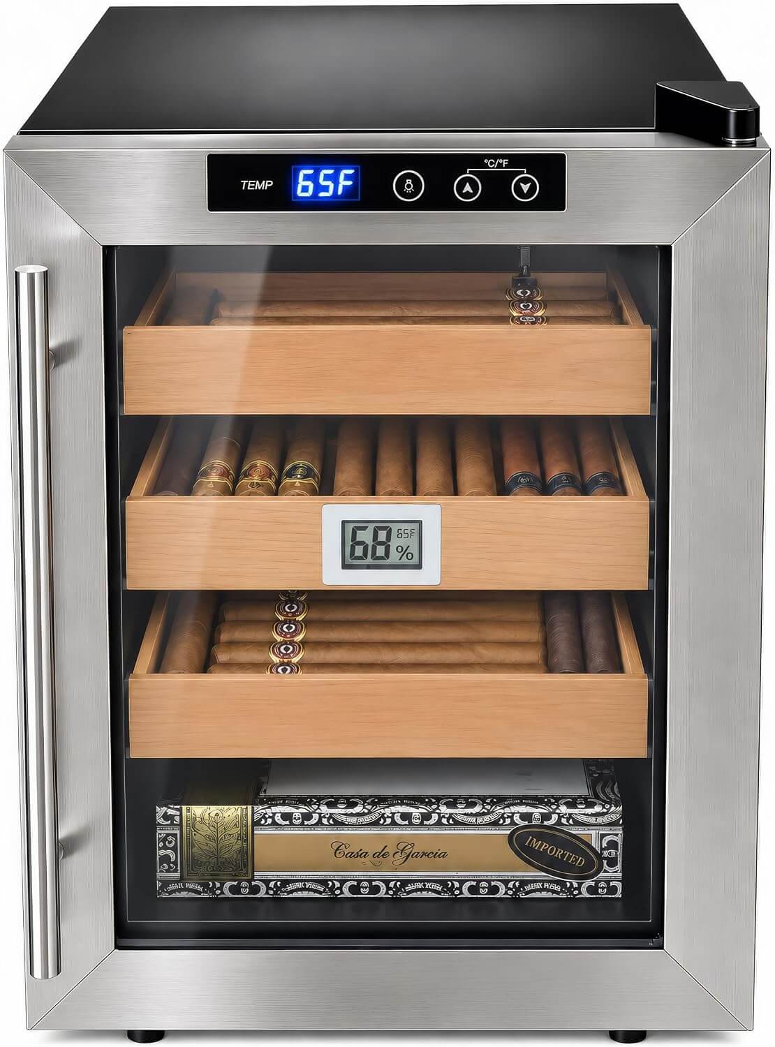 Prestige Desktop Humidor The Clevelander Cigar Cooler Humidor | 250 Cigars