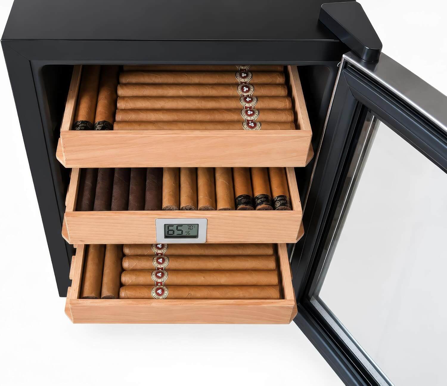 Prestige Desktop Humidor The Clevelander Cigar Cooler Humidor | 250 Cigars