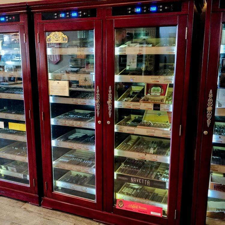 Prestige HUMIDOR The Reagan Dual-Zone Climate Controlled Humidor Cabinet | 4,000 Cigars