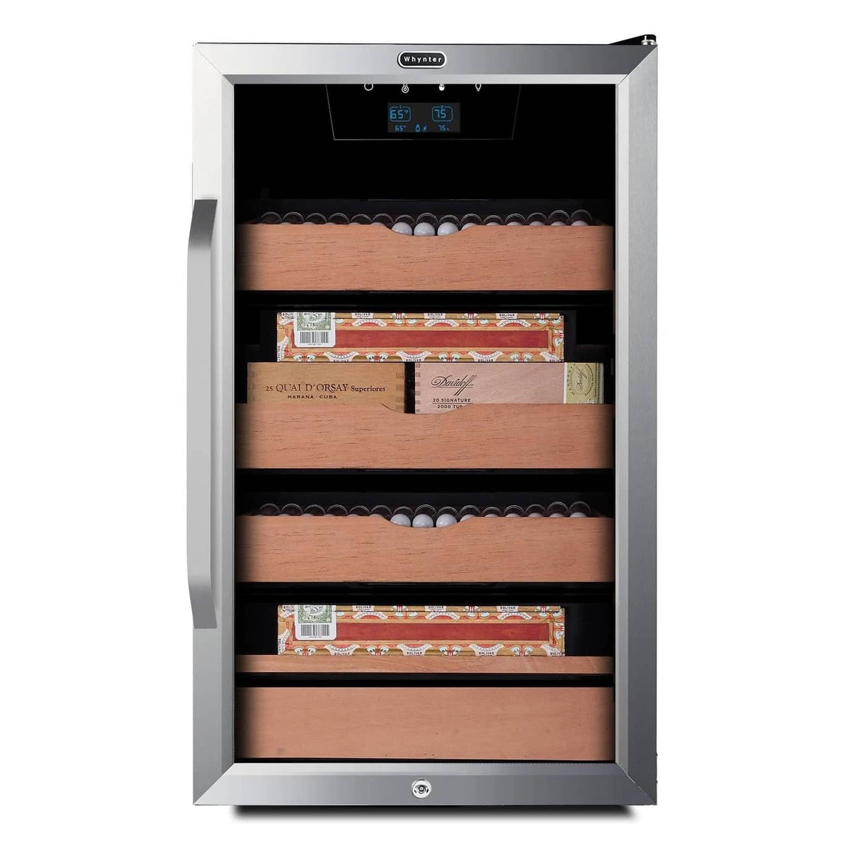 Whynter HUMIDOR Whynter Cigar Cooler Humidor 4.2 cu. ft. | 400 Cigars