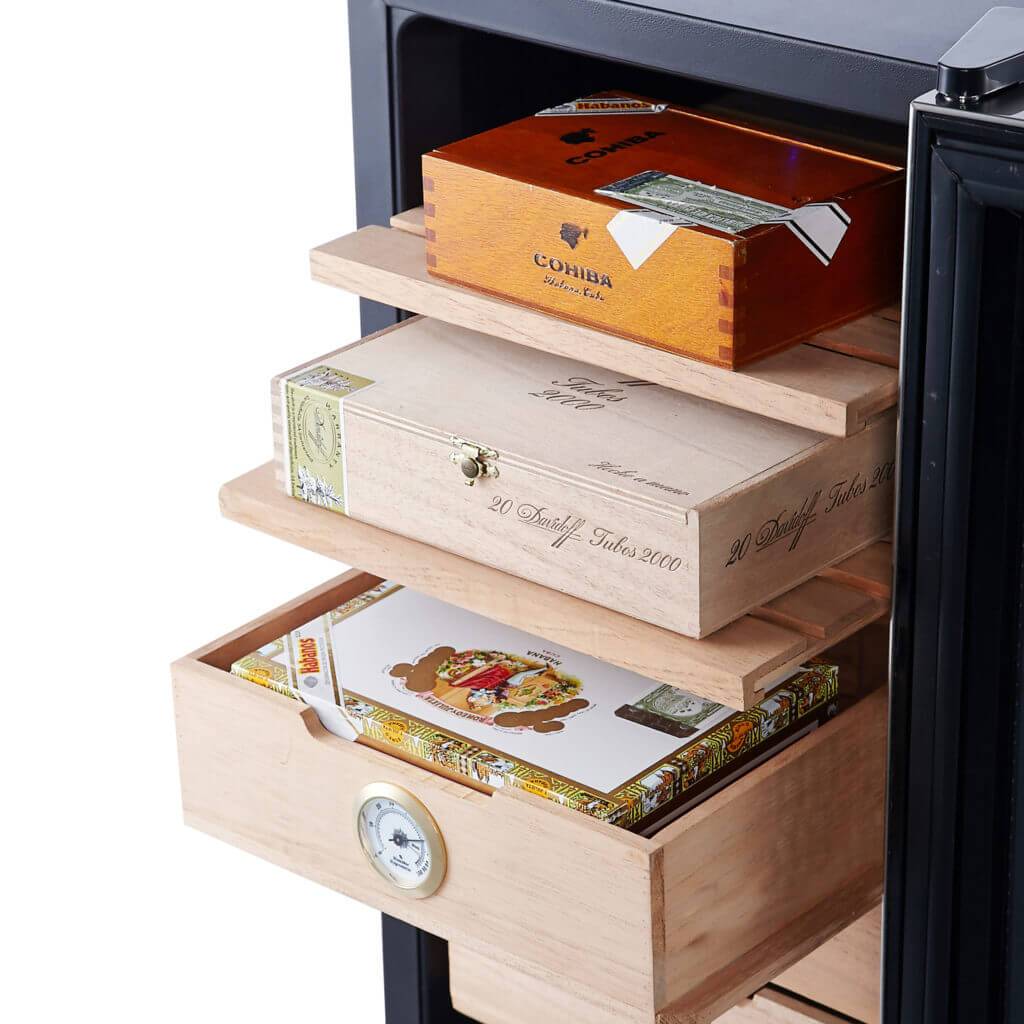 Whynter HUMIDOR Whynter Elite Touch Control Stainless Cigar Cooler Humidor 1.8 cu. ft. | 350 Cigars