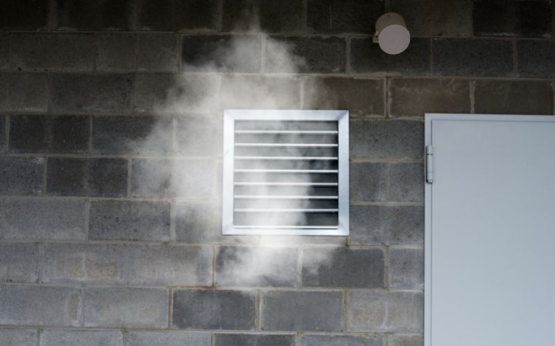 Cigar smoke ventilation