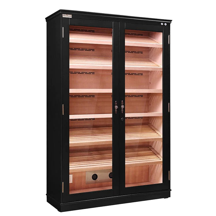 EB-1219 Black Cigar Cabinet Humidor