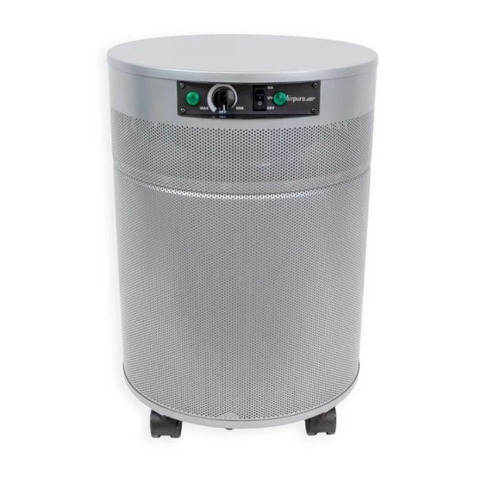 Airpura Air Purifier P614 (Medical-Grade True Super HEPA) / Soft Silver Airpura P614 Series TitanClean for Germs, Mold & Chemical Removal Air Purifier (Super HEPA)