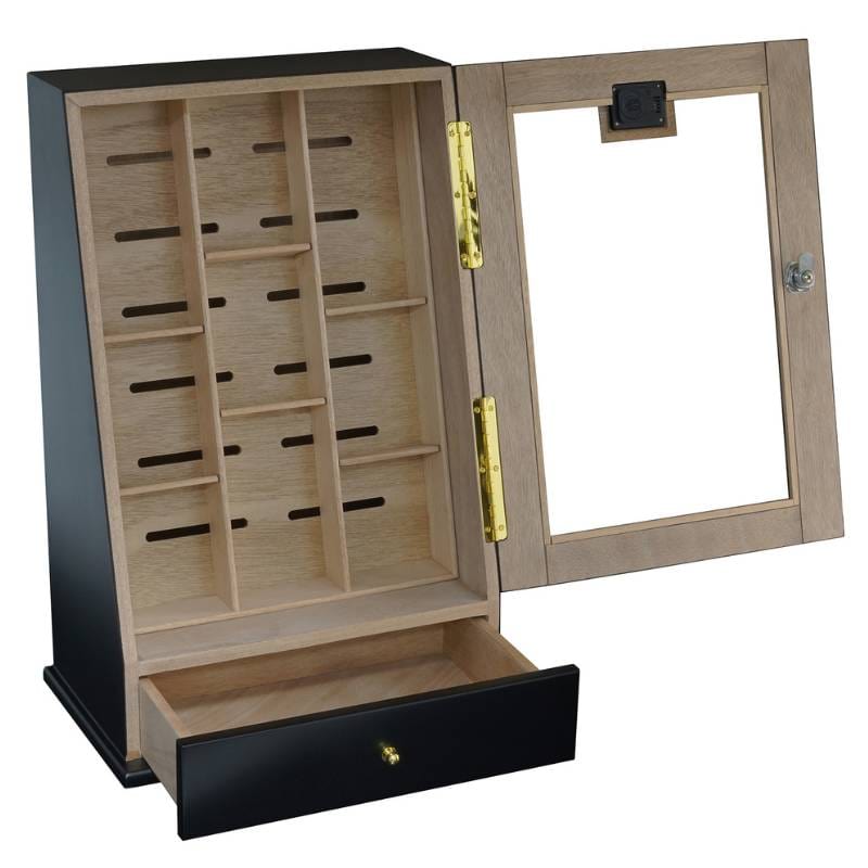 Your Elegant Bar HUMIDOR Brixton Wall Mounted Humidor Cabinet | 75-100 Cigars