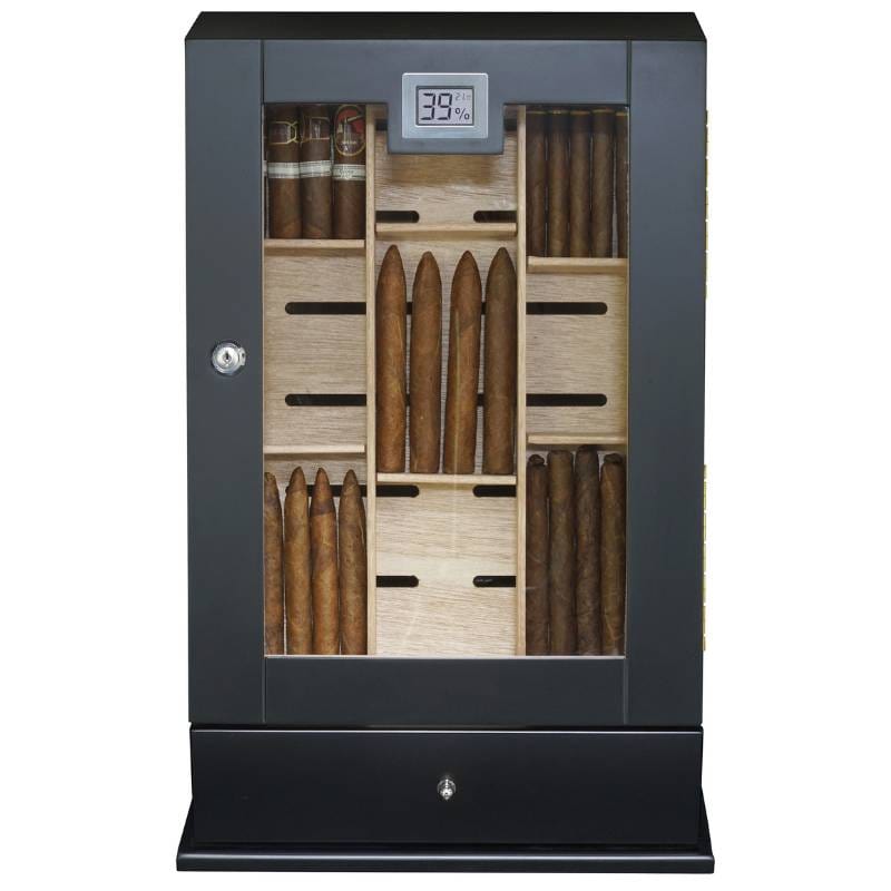 Your Elegant Bar HUMIDOR Brixton Wall Mounted Humidor Cabinet | 75-100 Cigars
