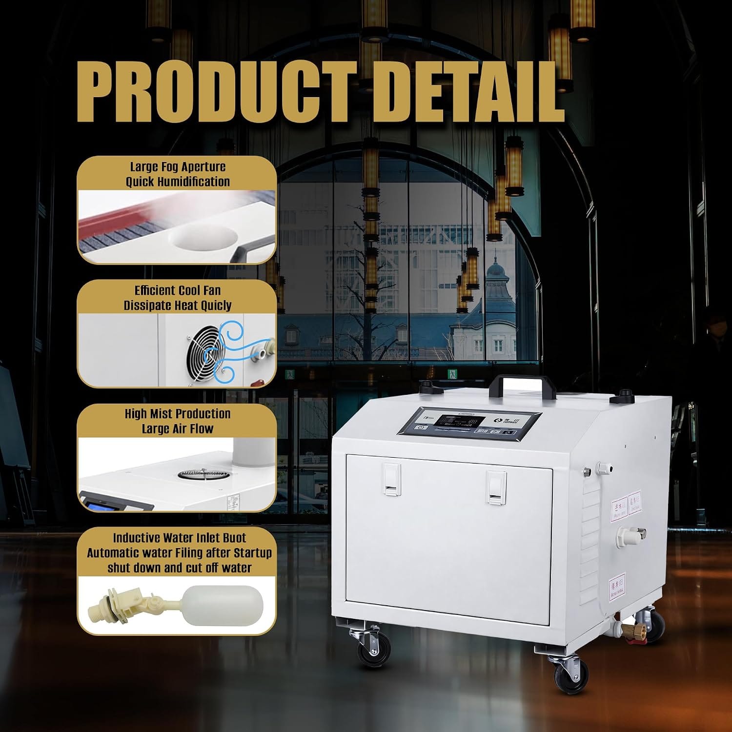 Your Elegant Bar Humidifier Cigaroze EB-03C Ultrasonic Humidifier for Walk-in Room  | 700-4,000 Cu Ft