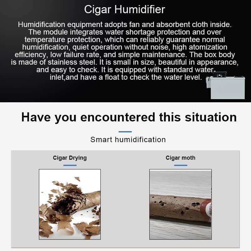 Your Elegant Bar Humidifier Cigaroze EB-100 Cigar Humidifier for Cabinets & Lockers | 10-70 Cu Ft