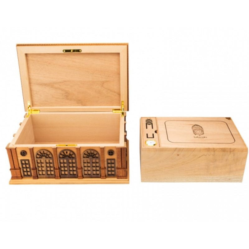 Guangzhou Yujia Smoking Trading Co.,Ltd Desktop Humidor Classic Cedar Wood Desktop Humidor | 80 Cigars