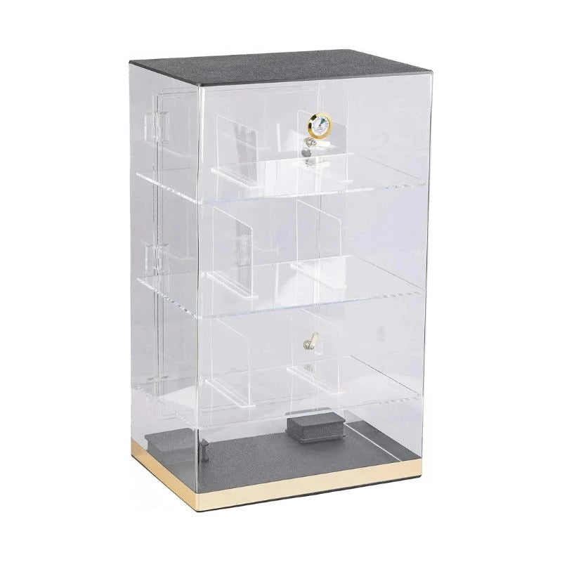 Elegant Bar Humidor ClearView Counter Display Acrylic Humidor | 125 Cigars