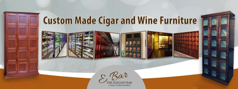 Multiple cigar cabinets from a cigar humidors online site