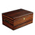 SONNY ARTS & CRAFTS CO.,LTD Desktop Humidor Ebony High Gloss Wooden Cigar Box | 100 Cigars