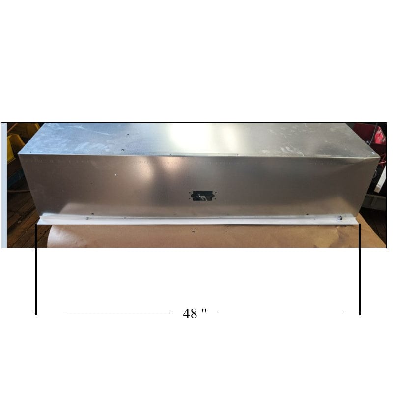 Side dimensions of the LAFC-RC2-S unit