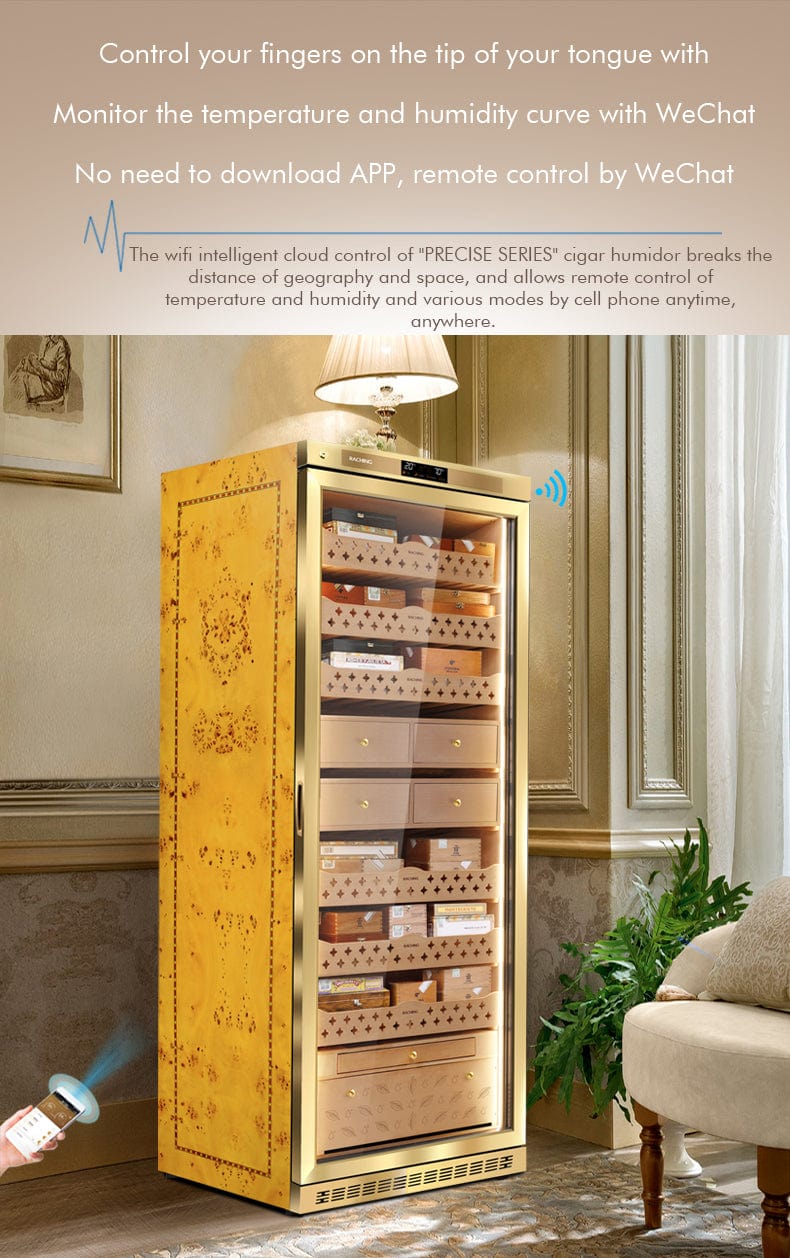 Raching Cigar cabinet humidors MON5800A Premium Electronic Cigar Humidor