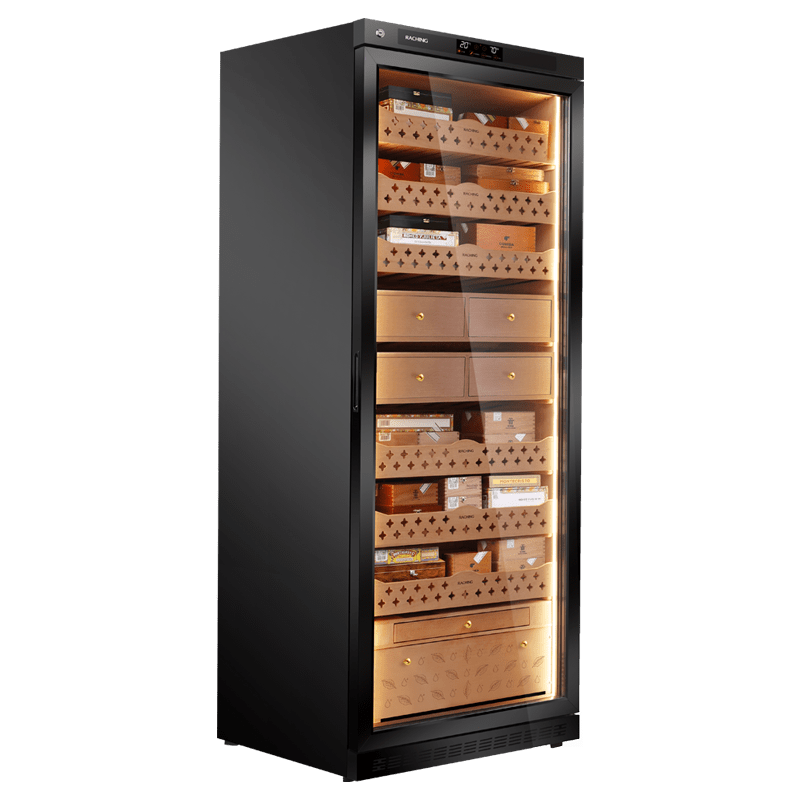 Raching Cigar cabinet humidors Black MON5800A Premium Electronic Cigar Humidor- Black