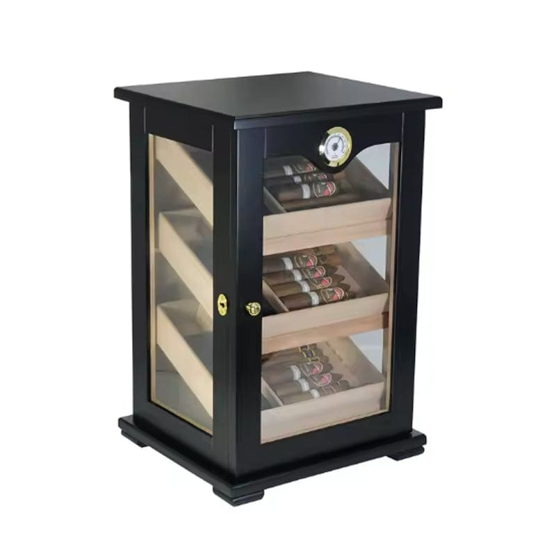 Elegant Bar Desktop Humidor Black Point of Sale Display Humidor