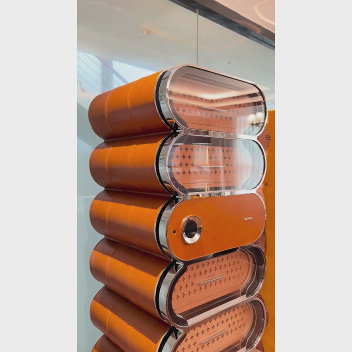 Raching A7 Amber Series Smart Cigar Humidor Cabinet | 3,000 Cigars