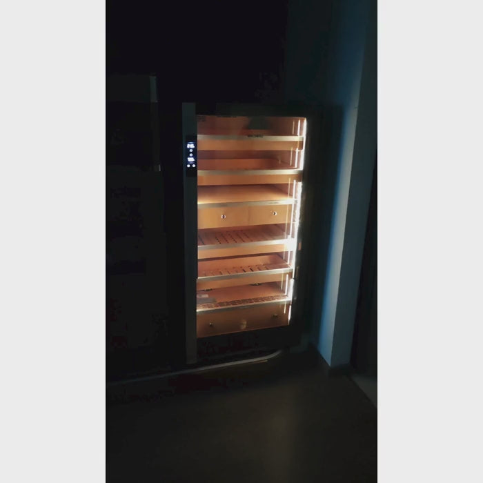 Raching DM52 Dark Matter Smart Cigar Humidor Cabinet | 1,200 Cigars